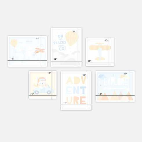 Adventures In The Sky - Gallery Wall